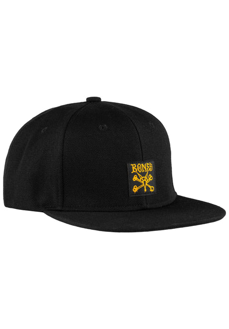 Bones Wheels Vato Noir Wool High Pro Casquette black – Vue de face