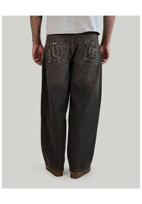 Homeboy x-tra MONSTER GOTHIC II Jeans dirty-black – Achteraanzicht
