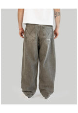 Homeboy x-tra MONSTER Dye Denim Jeans khaki – Back view