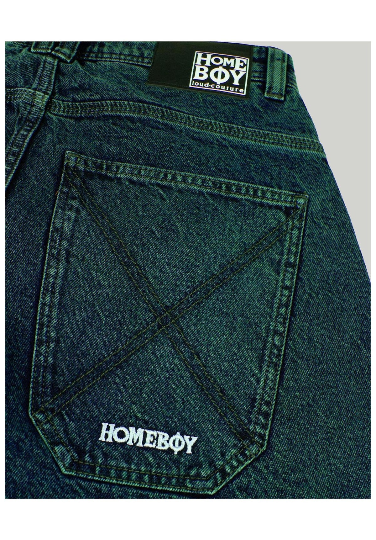 Homeboy x-tra MONSTER Dye Denim Jeans beast-green – Detail view 2