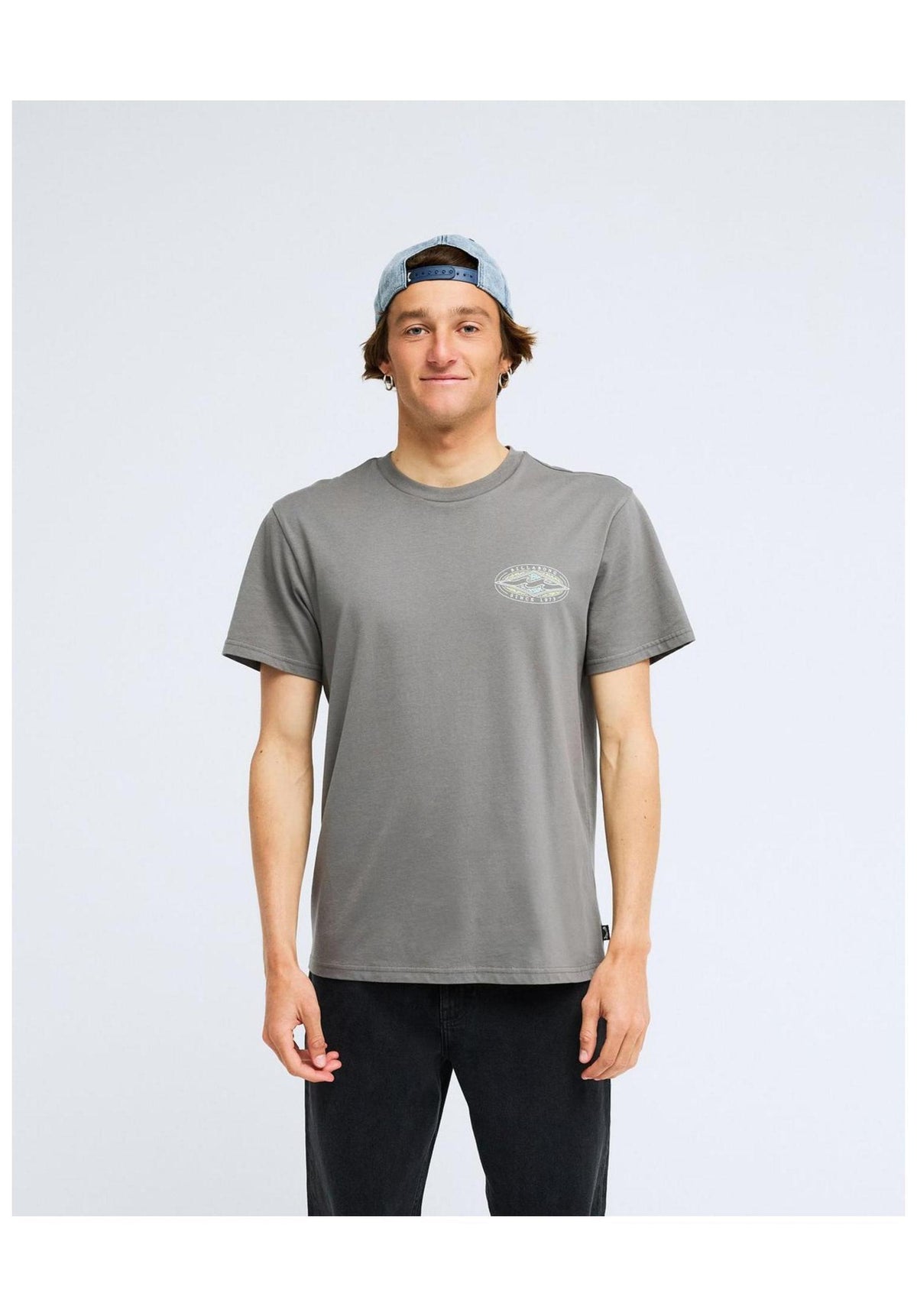 Billabong Diamond Vision T-Shirt pewter – Back view