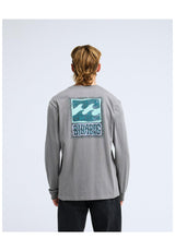 Billabong Stamp Longsleeve pewter – Set forfra