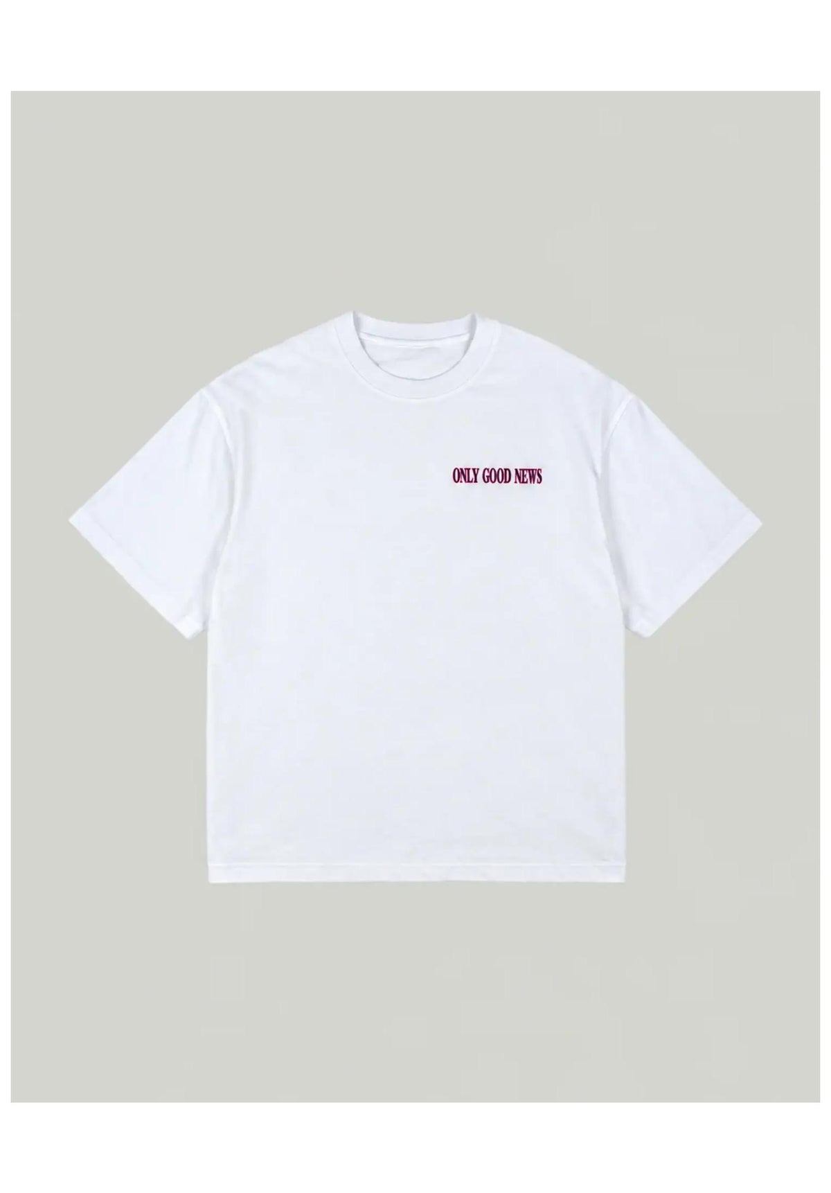Homeboy Good News T-Shirt white – Back view