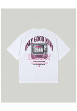 Homeboy Good News T-Shirt white – Front view
