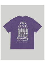 Homeboy Window T-Shirt lilac-washed – Front view