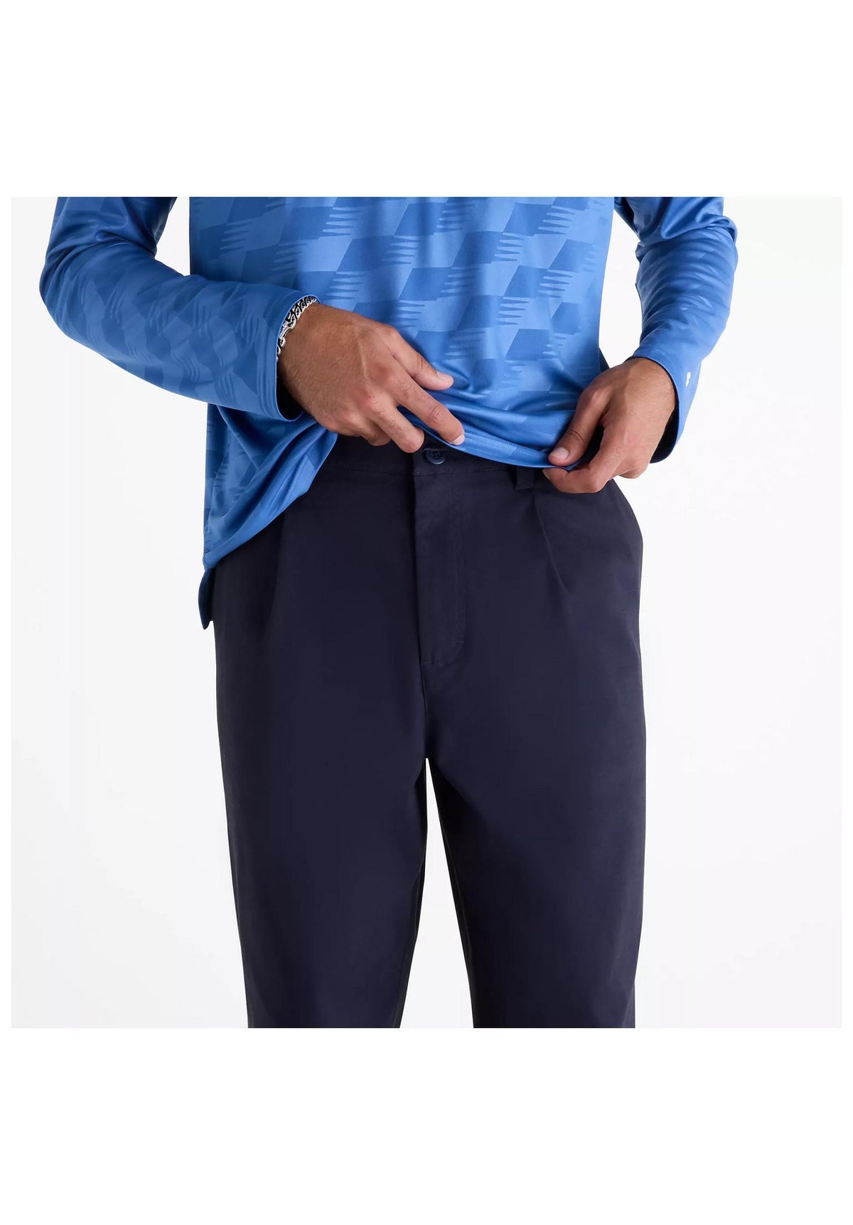 New Balance Numeric Pleated Pant Chino- / Cloth pants navy – Detail view 1