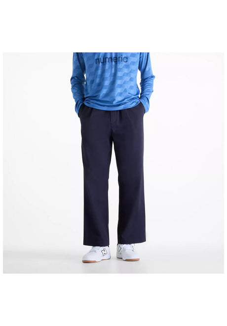 New Balance Numeric Pleated Pant Chino- / Workerbroek navy – Vooraanzicht