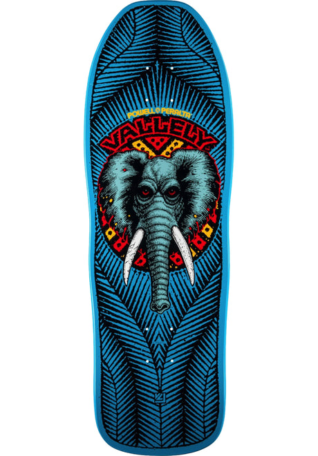 Powell-Peralta Vallely Elephant Tavola blue – Vista frontale