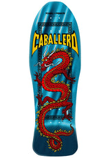 Powell-Peralta Caballero Chinese Dragon Tavola aqua foil – Vista frontale