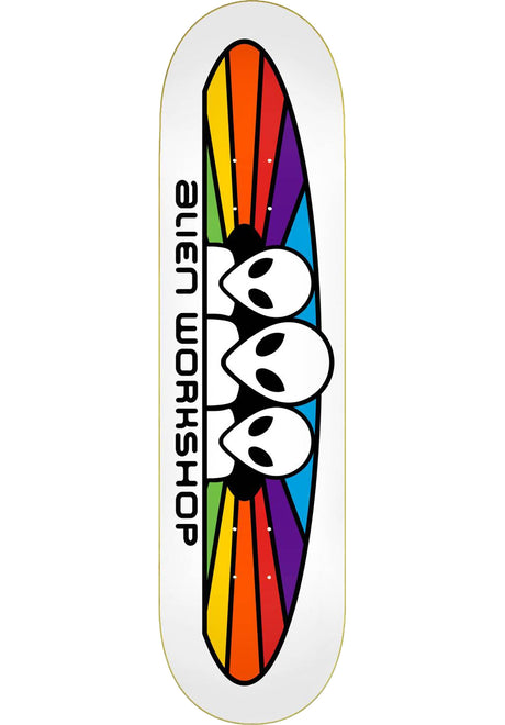 Alien-Workshop Spectrum Deck white – Set forfra