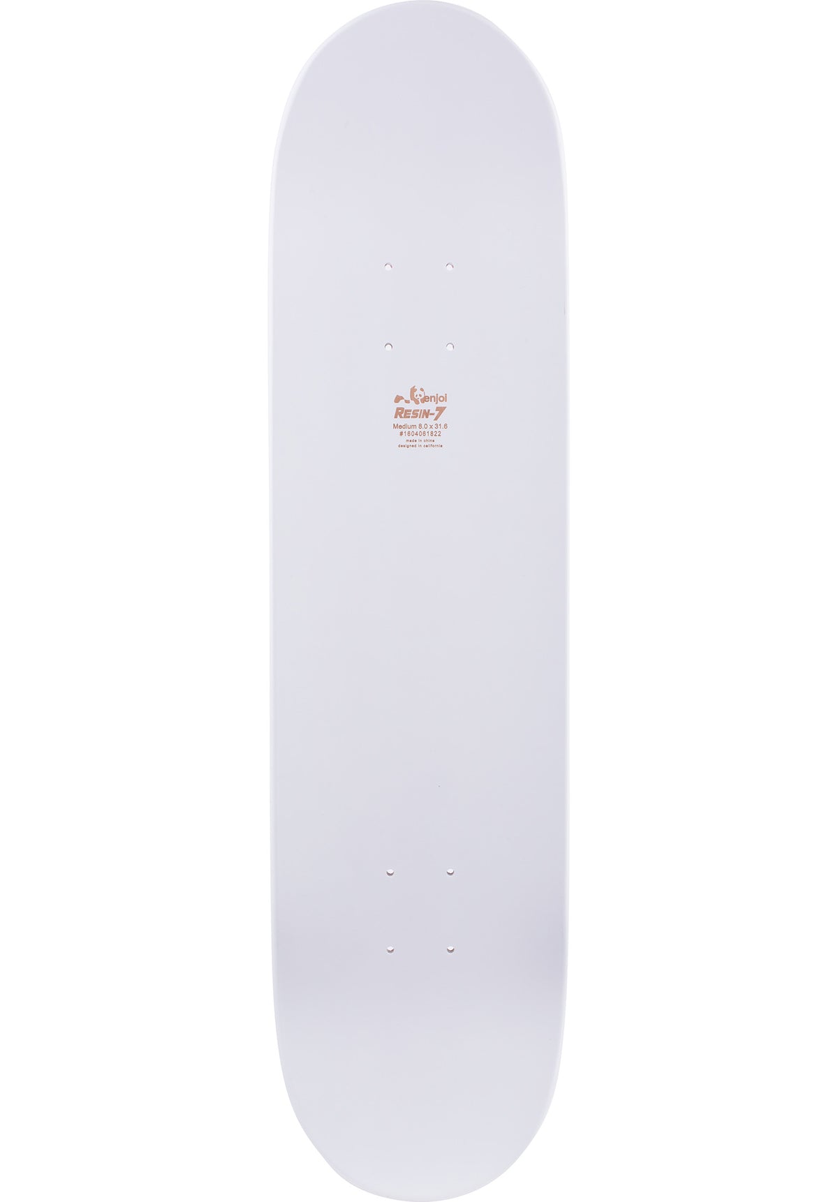 Enjoi Whitey Panda Logo Wide R7 Tabla white – Vista trasera