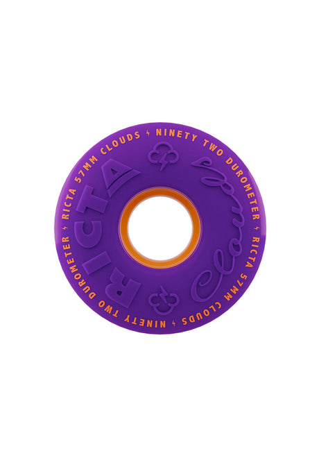 Ricta Clouds 92A Ruote purple – Vista frontale