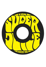 OJ Wheels Mini Super Juice 78a Wheel black-yellow – Front view