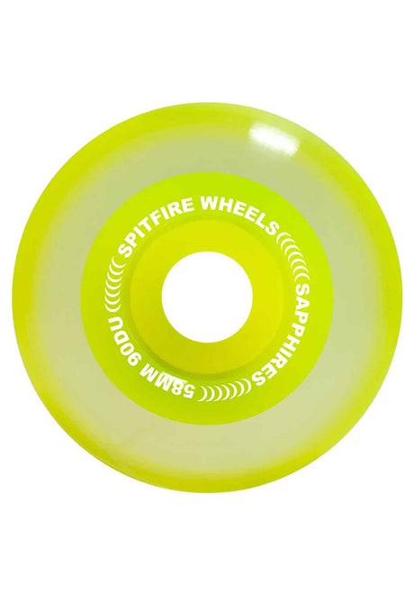Spitfire Sapphire Soft Cruiser 90A Wheel neon-yellow – Back view