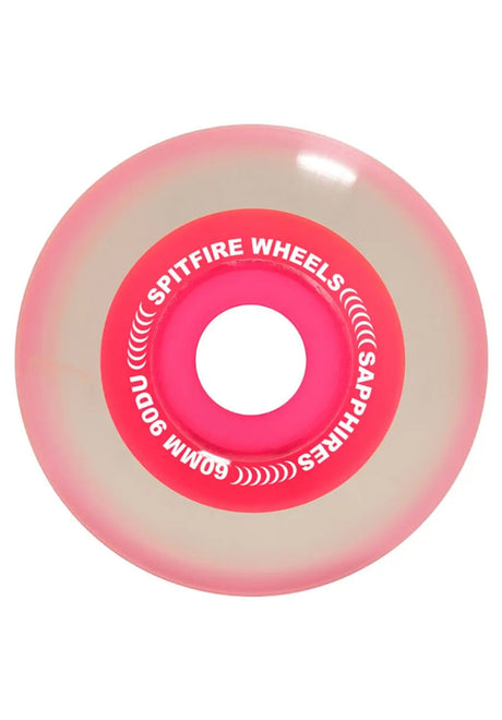 Spitfire Sapphire Soft Cruiser 90A Hjul neon-pink – Set bagfra