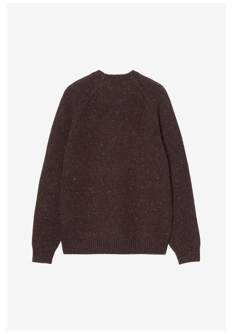 Carhartt WIP Anglistic Sweater Pull speckled-tobacco – Vue de dos