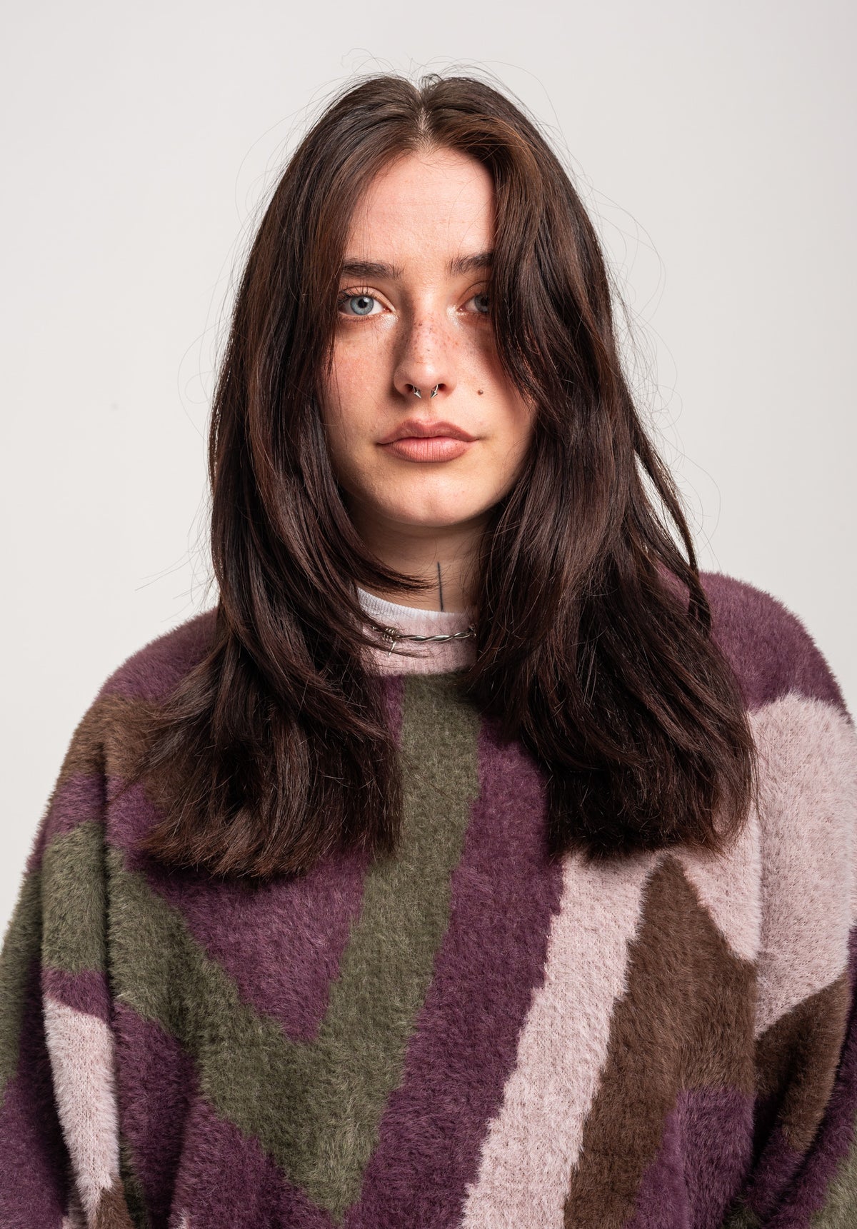 TITUS Marlia Pull darkberry-multi – Vue de détail 1