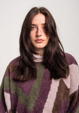 TITUS Marlia Pull darkberry-multi – Vue de détail 1