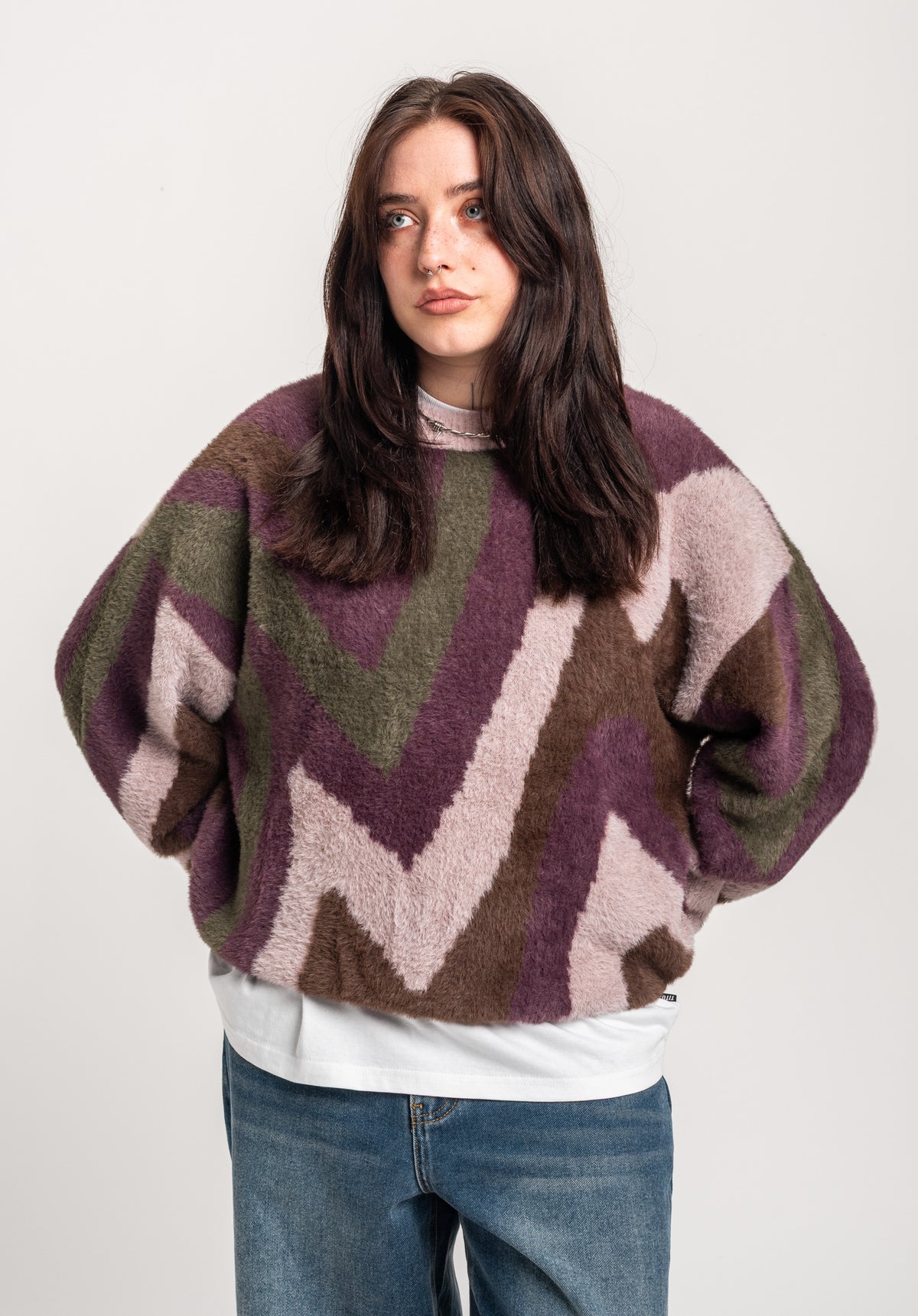 TITUS Marlia Pull darkberry-multi – Vue de dos