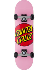 Santa-Cruz Classic Dot Micro Kompletboard pink – Set forfra