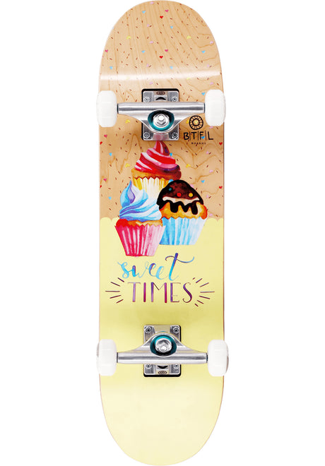 BTFL Longboards Alice Kids Skate Completo multicolored – Vista frontal
