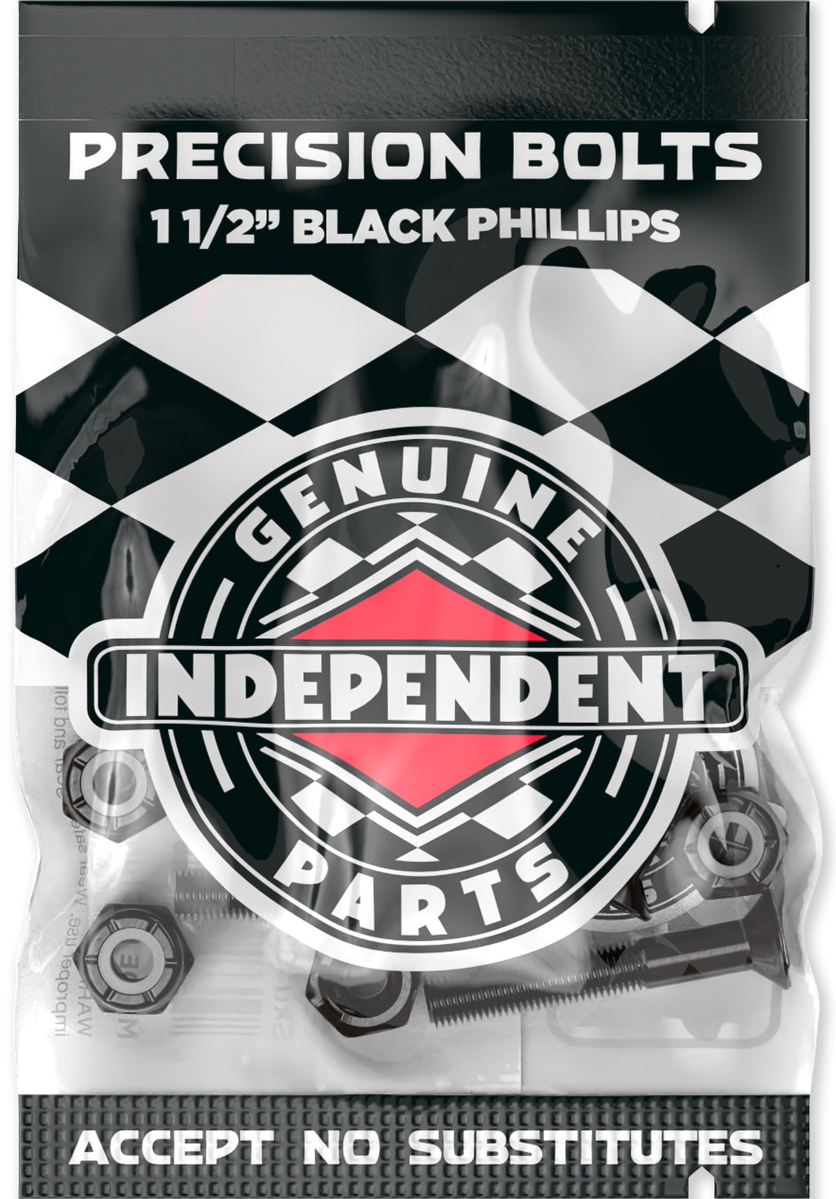 Independent 1-1/2 Kreuz 12er Mounting Kit black – Back view