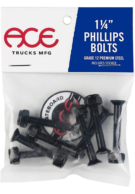 Bolts Phillips 1 1/4 black Vorderansicht