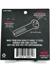 Allen 1 AF1 Hollow Bolts with Grippers black Rueckenansicht