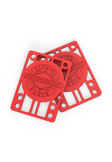 Independent 1/8 Pack Of 12 Riserpads/Shockpads red – Vista posteriore