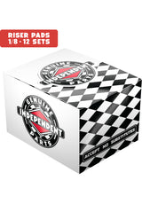Independent 1/8 Pack Of 12 Riserpads/Shockpads red – Vista frontale