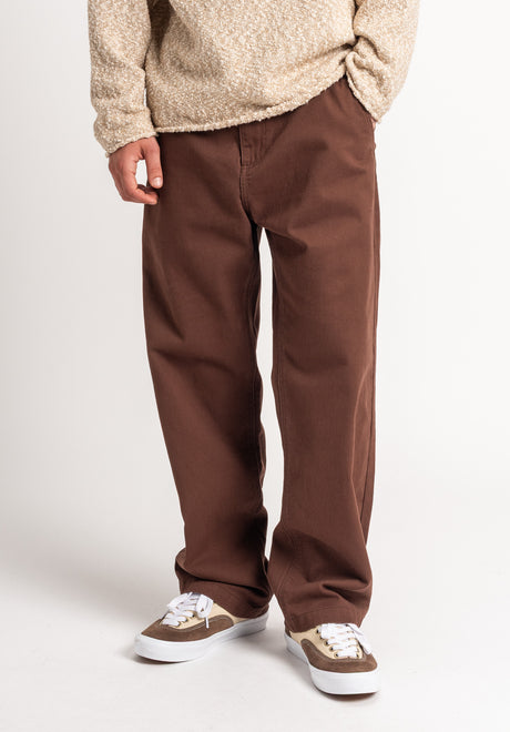 TITUS Regular Chino Pantalón chino darkbrowndenim-washed – Vista 1