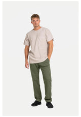 Reell Reflex Loose Chino Pantalone chino/work olivesquare-cord – Vista frontale