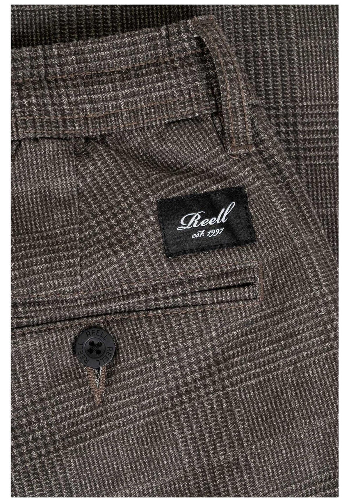 Reell Reflex Loose Chino Chino- / Cloth pants greyhound-check – Detail view 1