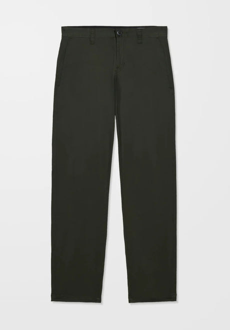Volcom Frickin Modern Stret Pantalone chino/work rinsedblack – Vista frontale