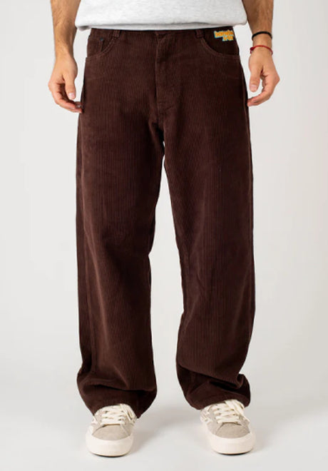 Homeboy X-tra Baggy Cord Chino- / Cloth pants jamesbrown – Front view