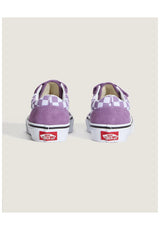 Old Skool V Kids colortheory-checkerboard-prismpurple Closeup1