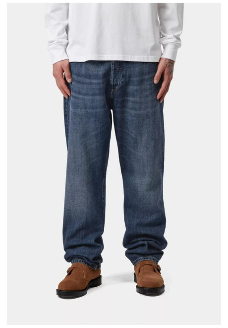 Carhartt WIP Marlow (Edgewood) Jeans bluedarkusedwash – Vista frontale