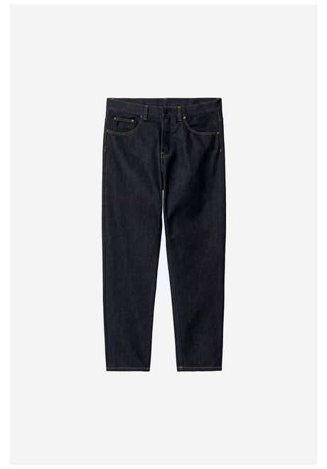 Carhartt WIP Newel Pant (Maitland / cropped) Jeans blueonewash – Vista frontale