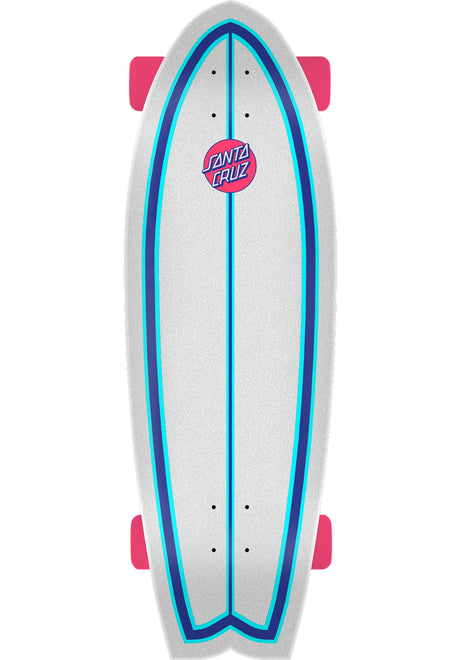 Speed Wheels Shark white Rueckenansicht