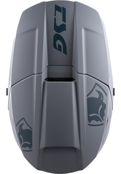 TSG Sentinel Solid Color Fullface Helmet satin grey – Side view