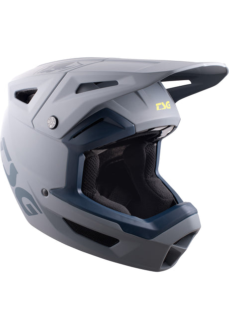 TSG Sentinel Solid Color Fullface Helmet satin grey – Front view