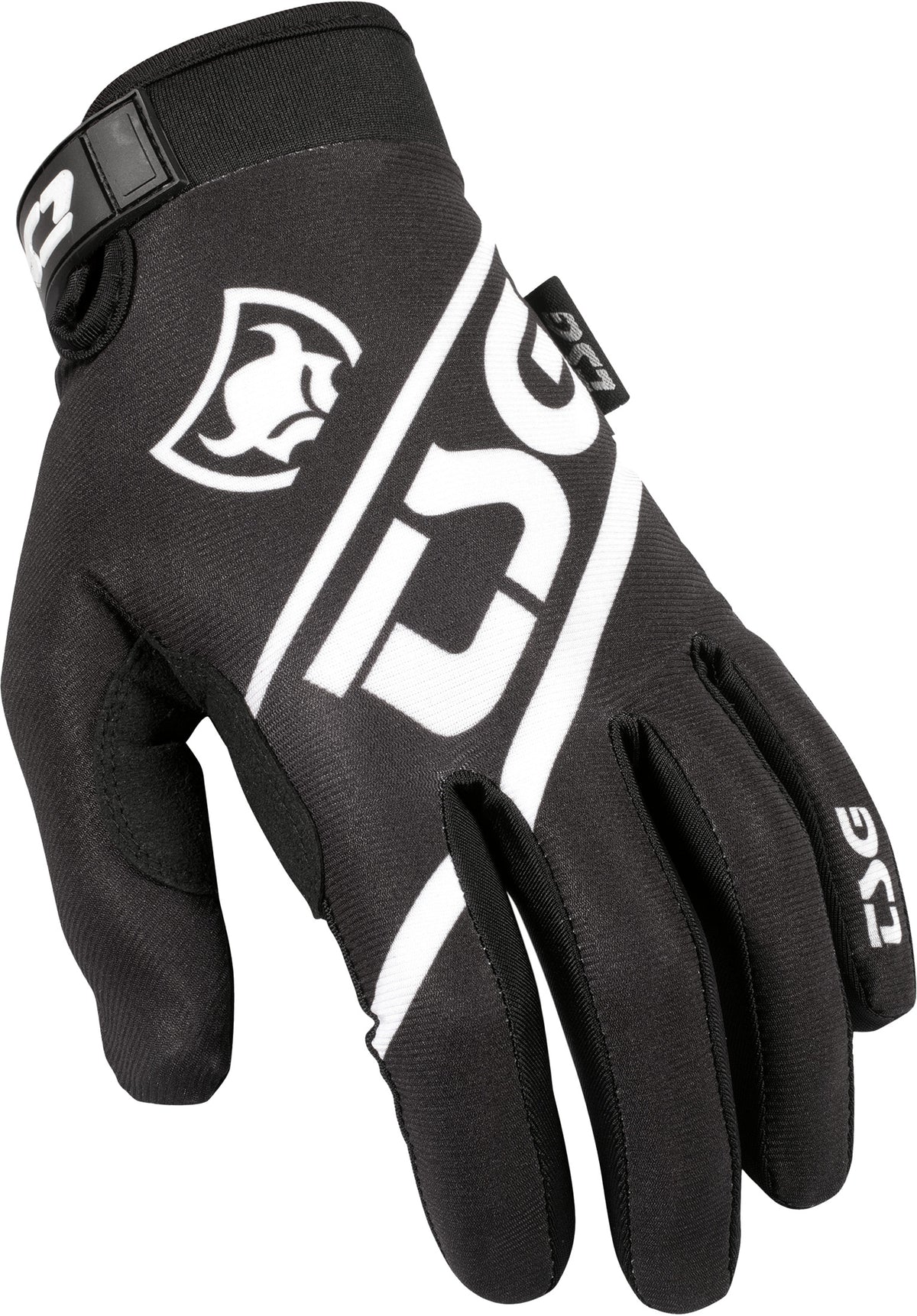 TSG DW Glove Cykelhandske solid black – Detaljevisning 1