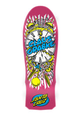 Santa-Cruz Grabke Exploding Clock Reissue Tabla pink – Vista frontal