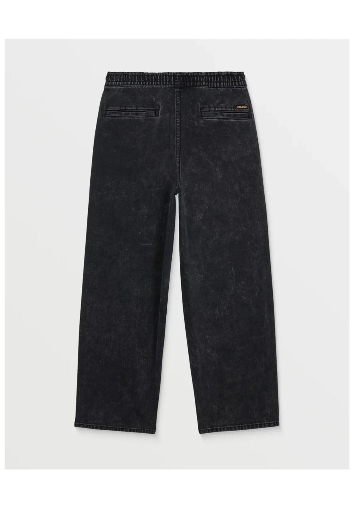 Volcom Freazy Loose EW Denim Kids Jeans blackityblack – Vista trasera