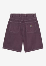 Carhartt WIP Brandon Short Jeans-Short cozypurplestonedyed – Back view