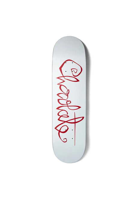 Chocolate Trahan OG Script Deck grey – Front view
