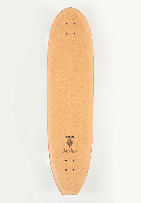 Calmon 41 Signature Series Surfskate black Rueckenansicht