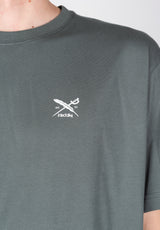 iriedaily Chestflag T-Shirt junglegreen – Back view
