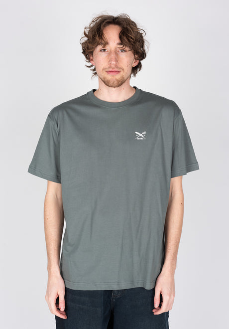 iriedaily Chestflag T-shirt junglegreen – Vue de face
