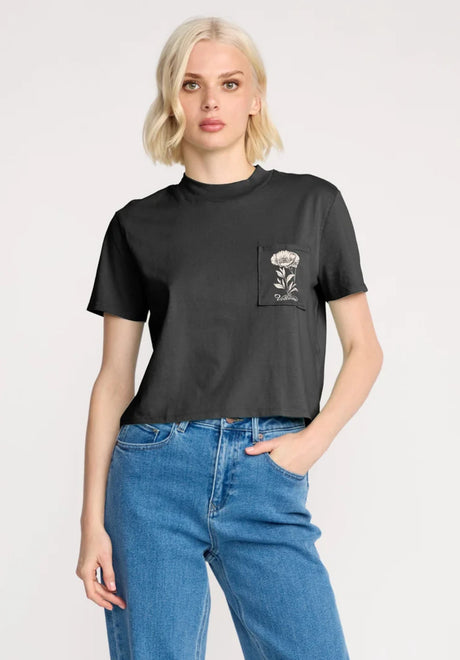 Volcom Pocket Dial T-shirt vintageblack2 – Vista posteriore